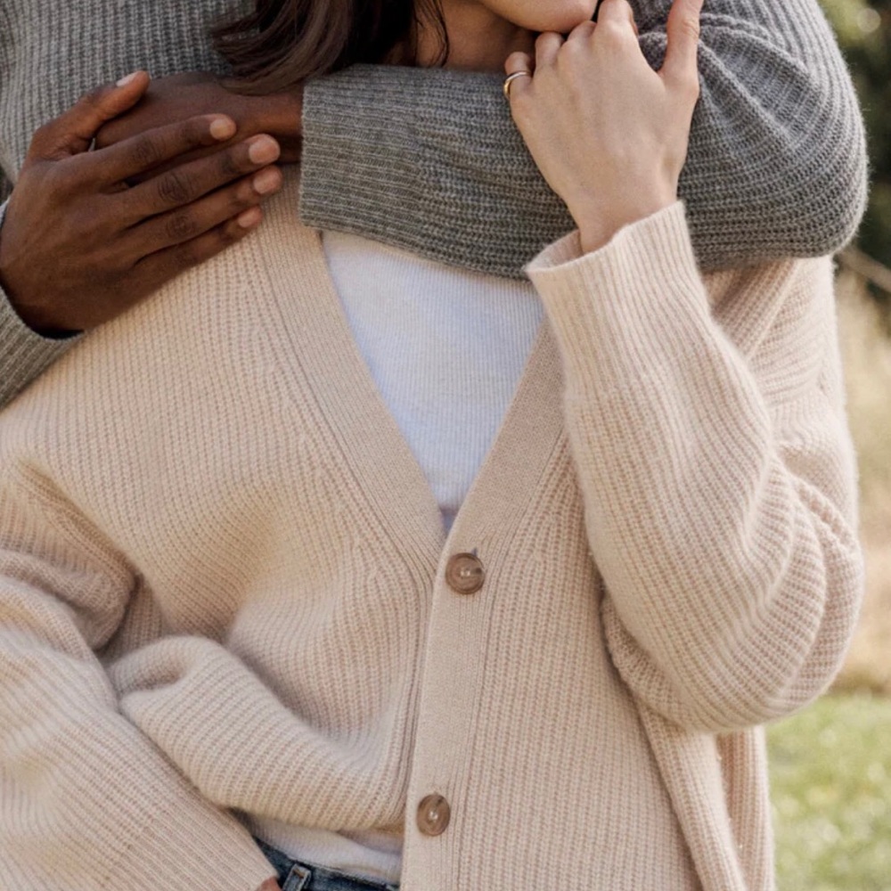 Jenni Kayne Cashmere Cocoon Cardigan - Oatmeal